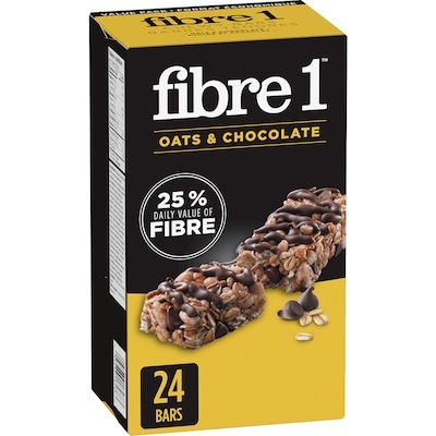 Fibre 1 Chewy Bars Oats & Chocolate  840 g, $1.55/100g