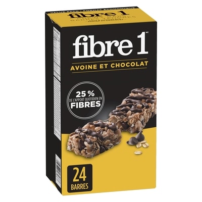 Fibre 1 Barres Tendres Avoine et Chocolat 840 g, 1,61 $/100g