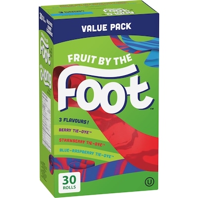 Betty Crocker Fruit by the Foot Variety Pack, 3 Flavours  637 g, $1.96/100g