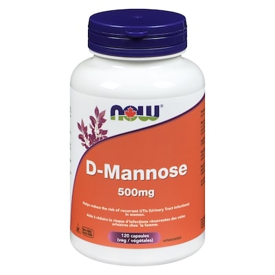 Now 500 Mg D-Mannose 120 ea, $0.30/1ea
