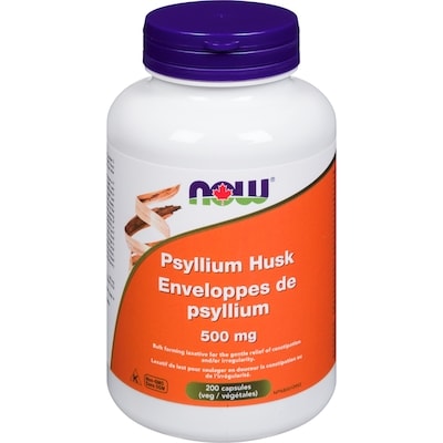Now 500 Mg Psyllium Husk 200 ea, $0.08/1ea