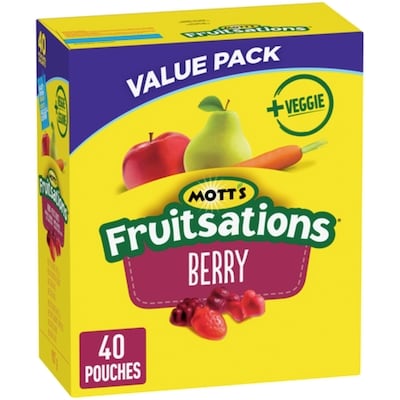 Mott's Fruitsations Fruit Flavoured Snacks, Berry, Gluten Free 907 g, $1.38/100g