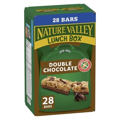 Nature Valley Lunchbox Granola Bars, Double Chocolate, Kids Snacks, Value Pack, 28 ct 728 g, $1.65/100g