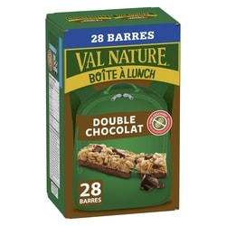 Nature Valley Boîte à Lunch, Double Chocolat, Collation pour Enfants, Format Économique, 28 Barres 728 g, 1,78 $/100g