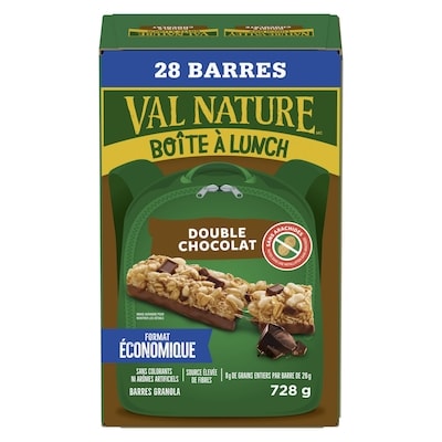 Boîte à Lunch, Double Chocolat, Collation pour Enfants, Format Économique, 28 Barres