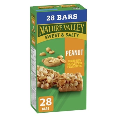 Nature Valley Granola Bars, Sweet and Salty Nut, Peanut, 28 ct 980 g, $1.12/100g