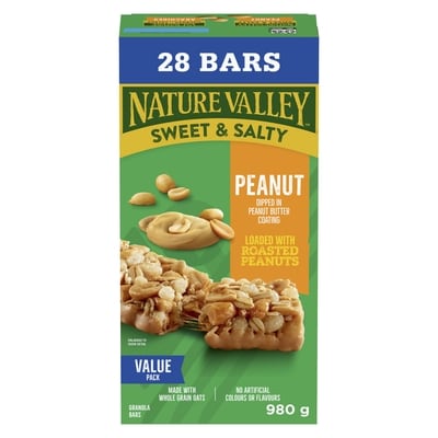 Granola Bars, Sweet and Salty Nut, Peanut, 28 ct