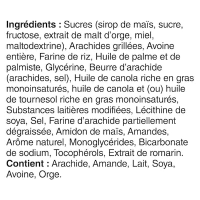 Val Nature Barre Granola, Sucrées et Salées, Arachides, 28 Barres