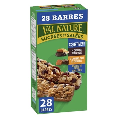 Nature Valley Paquet de variétés sucré-salé 28 barres 980 g, 1,38 $/100g