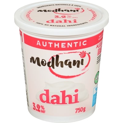 Modhani Authentic 3.2 % Mf Dahi 750 g, $0.40/100g