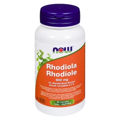 Now Rhodiola 500 Mg 60 ea, $0.75/1ea