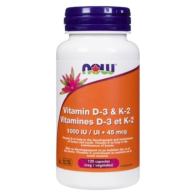 Vitamin D-3 & K-2 1000 Iu 45 Mcg