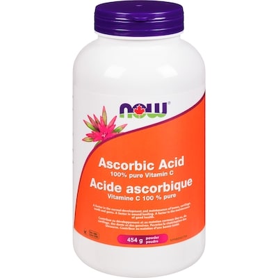Now Ascorbic Acid Powder 454 g, $7.93/100g