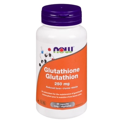 Now 250 Mg Glutathione 60 ea, $0.58/1ea