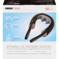 ObusForme Pour La Nuque Avec Vibration Et Chaleur Appareil De Massage Shiatsu 1 ea, 82,49 $/1ch