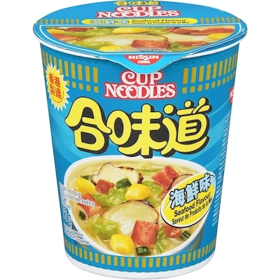 Nissin Instant Noodle 72 g, $3.18/100g
