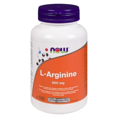 Now L-Arginine 500 Mg 100 ea, $0.17/1ea