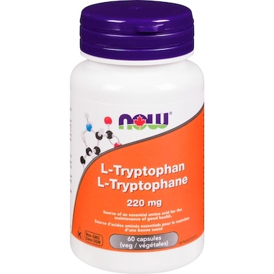 Now 220 Mg L-Tryptophan 60 ea, $0.28/1ea