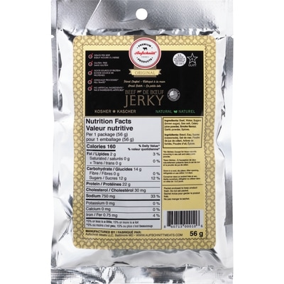 Aufschnitt Beef Jerky 56 g, $21.41/100g