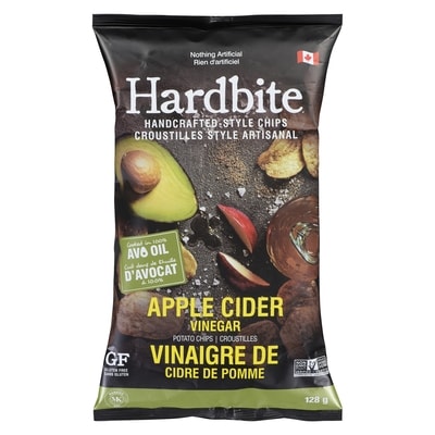 Hardbite Apple Cider Vinegar Handcrafted-Style Chips 128 g, $3.12/100g