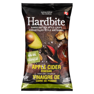 Hardbite Vinaigre De Cidre De Pomme Croustilles Style Artisanal 128 g, 3,74 $/100g