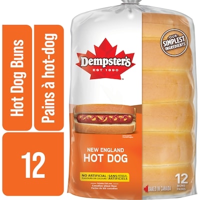 Dempster’s Pains à hot-dog 540 g, 1,00 $/100g