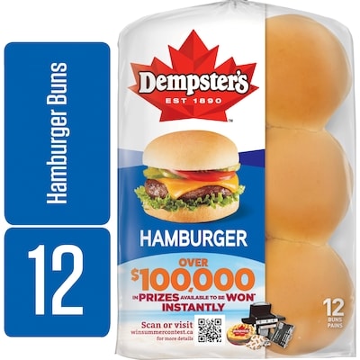 Dempster’s Pains à hamburger 540 g, 0,87 $/100g
