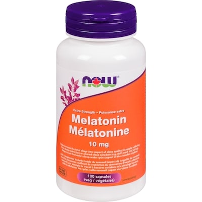 Now Melatonin Extra Strength 10 Mg 100 ea, $0.17/1ea