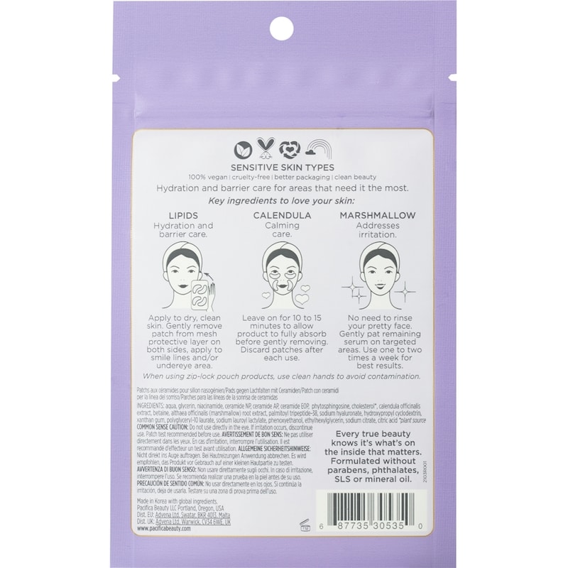 Vegan Ceramide Smile Line Patches