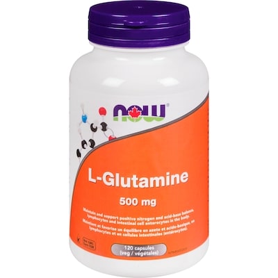 Now 500 Mg L-Glutamine 120 ea, $0.25/1ea