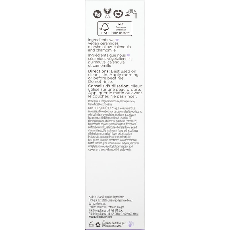 Vegan Ceramide Barrier Face Lotion