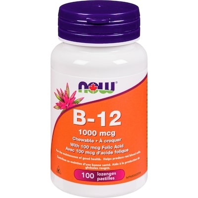 Now 1000 Mcg B-12 100 ea, $0.16/1ea