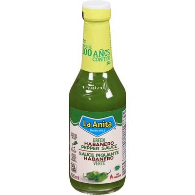 La Anita Pepper Sauce Green Habanero Hot 118 ml, $2.79/100ml