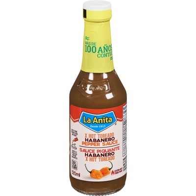 La Anita Pepper Sauce X Hot Toreado Habanero Extra Hot 118 ml, $2.79/100ml