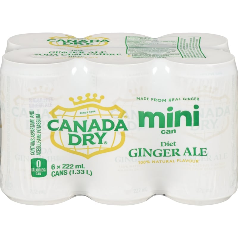 Diet Ginger Ale Mini Can