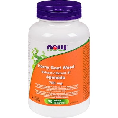 Now 750 Mg Horny Goat Weed Extract 90 ea, $0.40/1ea