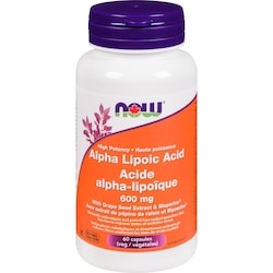 Now 600 Mg Alpha Lipoic Acid 60 ea, $0.49/1ea