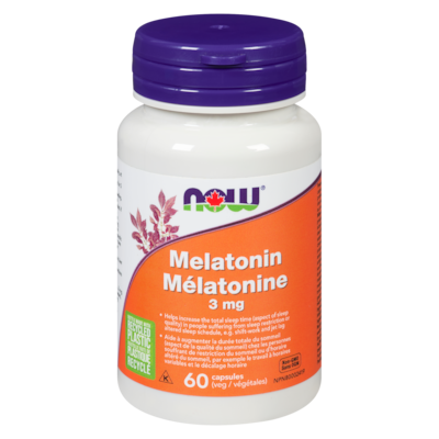 Now 3 Mg Melatonin 60 ea, $0.13/1ea