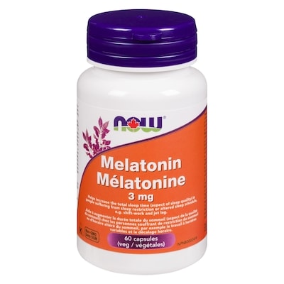 Now 3 Mg Melatonin 60 ea, $0.13/1ea