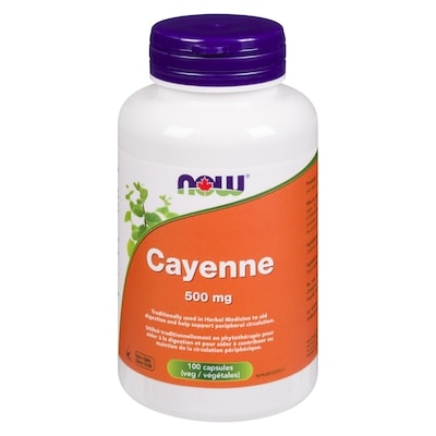 Now 500 Mg Cayenne 100 ea, $0.13/1ea