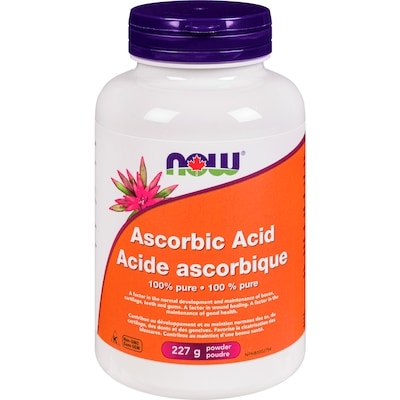 Now Ascorbic Acid Powder 227 g, $7.48/100g