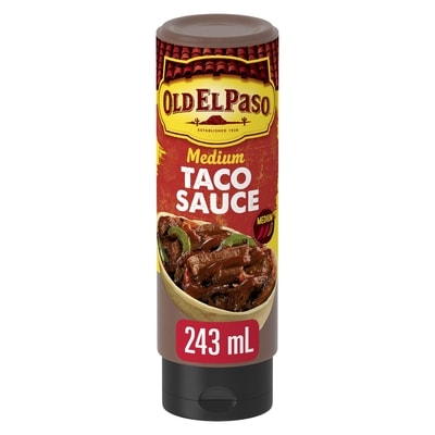 Old El Paso Medium Taco Sauce 243 ml, $1.85/100ml