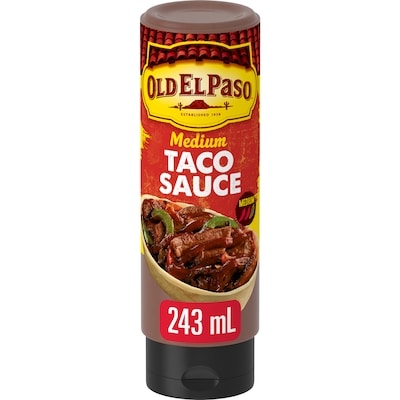 Old El Paso Medium Taco Sauce 243 ml, $1.85/100ml