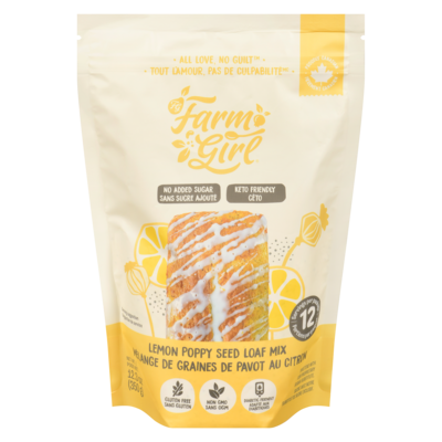 Farm Girl Mélange de graines de pavot au citron 350 g, 4,00 $/100g