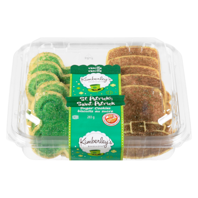 Kimberley’s Bakeshoppe Saint-Patrick Vanille Biscuits Au Sucre 283 g, 1,77 $/100g