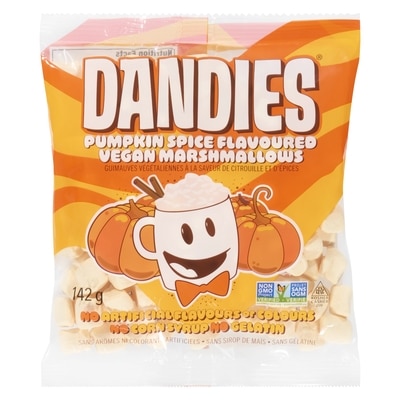 Dandies Vegan Marshmallows Pumpkin Flavoured 142 g, $3.51/100g