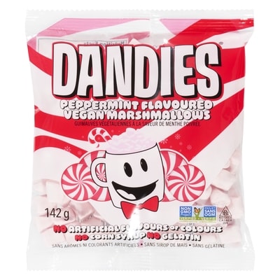 Dandies Vegan Marshmallows Peppermint Flavoured 142 g, $3.16/100g