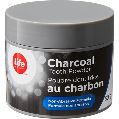 Life Brand Charcoal Tooth Powder 60 g, $21.65/100g