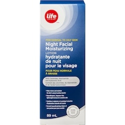 Life Lotion hydratante de nuit pour le visage pour peau normale à grasse 89 ml, 8,08 $/100ml