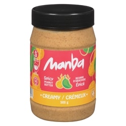Manba Beurre d'arachide épicé crémeux 500 g, 1,70 $/100g